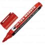 Маркер перманентный ULTRA MARKER, КРАСНЫЙ, 3,5 мм, с клипом, BRAUBERG 1/12 (Клиент)