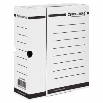 Короб архивный с клапаном А4 (260х325мм) 100мм до 900л BRAUBERG 1/50 (Клиент)