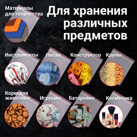 Пакет Zip-Lock (25х35)-80 гриппер с замком Brauberg extra (100шт) 1/15 (Под заказ)