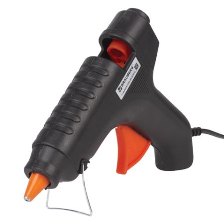 Клеевой пистолет 60Вт для стержня 11мм, BRAUBERG, в блистере 1/12/24 (Клиент)