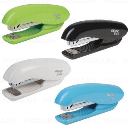 Степлер №24/6 до 20л ассорти KW-trio Dolphin 1/12