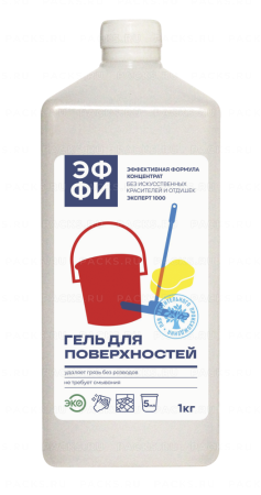 Средство жидкое 1кг Эффективная формула моющее для поверхностей ЭФФИ (эксперт 1000) 1/15