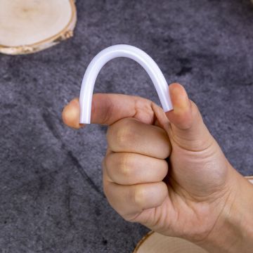 Клеевые стержни диаметр 7 мм длина 100 мм белые комплект 6 шт BRAUBERG 1/200