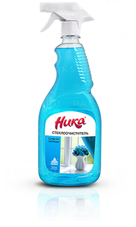 Средство для мытья стекол и зеркал 750мл триггер НИКА-СТЕКЛООЧИСТИТЕЛЬ 1/15