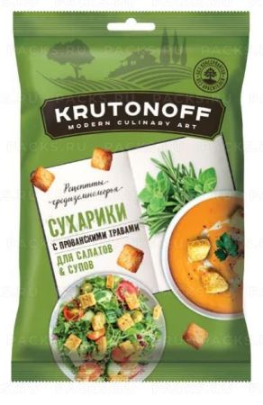 Продукты, Сухарики Крутоноф вкус прованских трав 100 гр 1/28