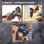 Клеевой пистолет 60Вт для стержня 11 мм, с выключателем BRAUBERG, 12/24