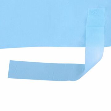 Халат хирургический нестерил голубой ГЕКСА манжета спанбонд 1/50 (клиент)