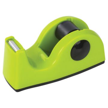 Диспенсер для скотча 11,8х5х5см настольный, утяжеленный, средний, салатовый Brauberg 1/48