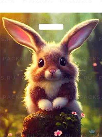 Пакет с вырубной ручкой (38х45)-60 Кроля ламинат Тико 50/500