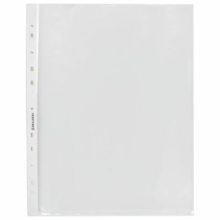 Перфофайлы А4 30 мкм перфорированные антиблик BRAUBERG PIXEL 100шт 1/30 (Клиент)
