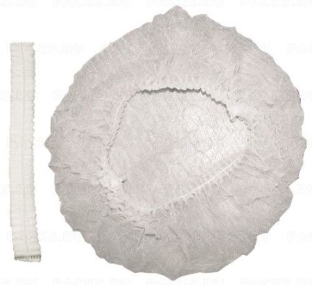 Шапочка Шарлотта белая 12г/м2  100/1000