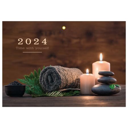 Календарь квартальный 2024 1 блок 1 гребень бегунок Relax BRAUBERG 1/40(клиент)