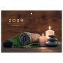 Календарь квартальный 2024 1 блок 1 гребень бегунок Relax BRAUBERG 1/40(клиент)
