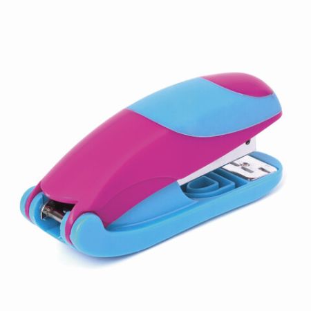 Степлер №24/6 26/6 до 20л ассорти с резиновыми вставками BRAUBERG MIX 1/12