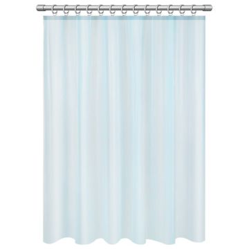 Штора для ванной  PEVA 180х180см с кольцами 3цв ассорти 1/12