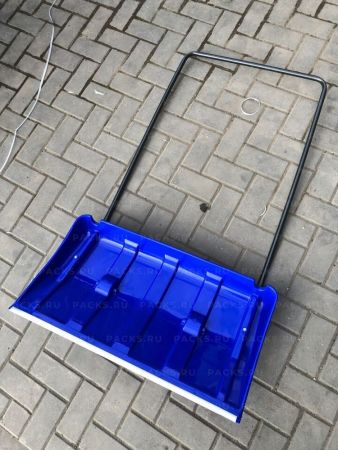 Лопата снеговая 790х450 (скрепер) на колесиках 1/1