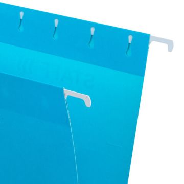 Папка подвесная А4 350х240мм до 80л КОМПЛЕКТ 10шт синие картон STAFF 1/10 (Под заказ)