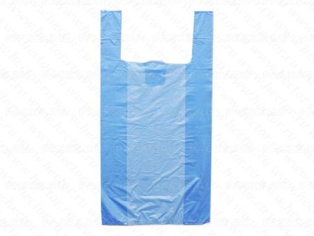 Пакет Майка ПНД (37+18)х70-13 голубая МП 100/1000