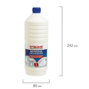 Отбеливатель Белизна-гель 1л ЛАЙМА PROFESSIONAL 1/12 (вывод)