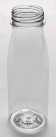 ПЭТ бутылка 0,25л горло 38мм прозрачная КЗН 100/100