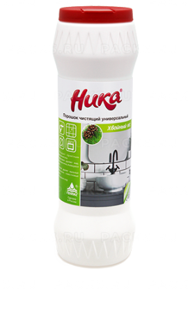 Средство чистящее порошок 550г НИКА Хвойный лес 1/20/