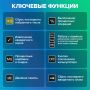 Калькулятор настольный BRAUBERG EXTRA-12-BKBU (206x155мм) 12разр дв питание ЧЕРНО-САЛАТОВЫЙ 1/20