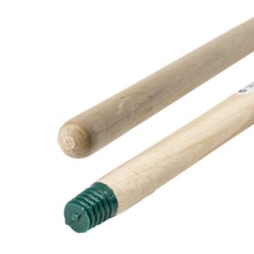 Черенок для уборочного инвентаря 120см еврорезьба, деревянный, для мётел и технических щеток