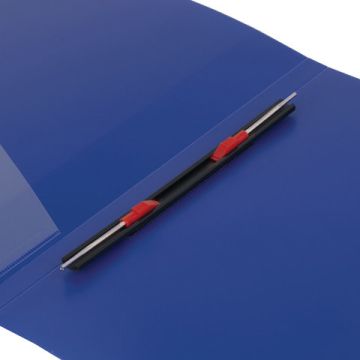 Папка с мет. скоросш. и внут. карм. BRAUBERG Contract, синяя, до 100 л, 0,7мм,бизнес-клас 1/30