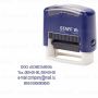 Штамп самонаб 4-стр оттиск 48х18мм синий б/рамки STAFF Printer 8052 корпус синий касса 1/10 (Клиент)