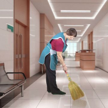 Веник Сорго 3-х прошивной ручка в пленке 360-380г ширина метелк 28-31см длина79см ЛАЙМА 1/20 (клиент