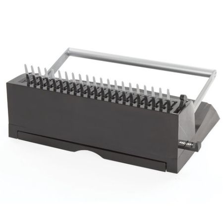 Переплетная машина д/пласт. пружины BRAUBERG пробив. 12л, сшив. до 450л 1/4 (Клиент)