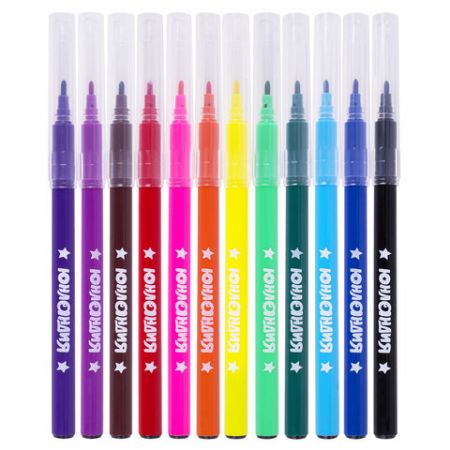 Фломастеры 12цв вентилируемый колпачок ЮНЛАНДИЯ Классные 1/12