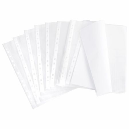 Перфофайлы А4 110 мкм матовые плотные BRAUBERG EXTRA 1100 50шт 1/20