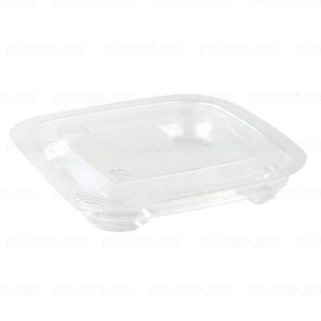 Крышка для контейнера ПЭТ СпК-0909К (93х93) Квадрат стакан ПолиЭр 50/500