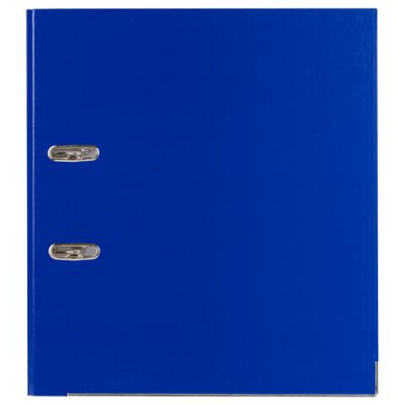Папка-регистратор А4 50мм BRAUBERG, прочная, с уголком,синяя, с покрытием из полипропилен