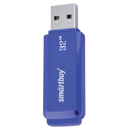Флэш-диск 32 GB SMARTBUY Dock USB 2.0 синий SB32GBDK-B1/180 (Клиент)