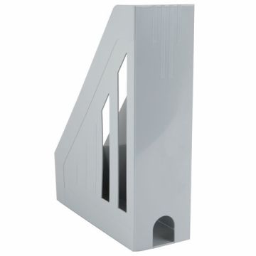 Лоток вертикальный для бумаг 260х85х300мм серый Brauberg Contract 1/16 (Клиент)