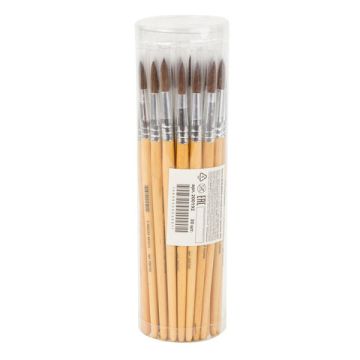 Кисть пони круглая №6 BRAUBERG 1/30