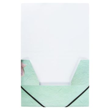 Папка на резинках BRAUBERG FLOWER до 300 листов 500 мкм 1/12/180 (Клиент)