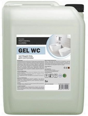 Средство жидкое 5л чистящее гель IPC GEL WC Италмас 1/4 