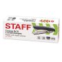 Степлер №10 STAFF Basic, до 10 листов с антистеплером черный 1/24/240