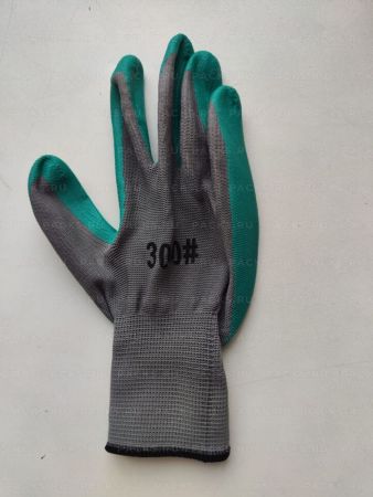 Перчатки нитриловые серо-зеленые 12/600