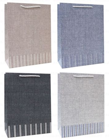 Пакет подарочный бумажный (31,5х40,5х15,5) с рисунком Твид 1/12