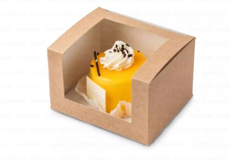 Коробка для сладостей с окном 130х110х80мм OSQ SHOW BOX S 25/350