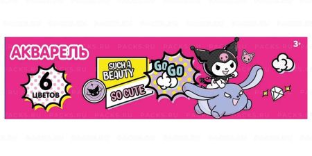 Краски акварельные 06цв медовые Куроми Centrum 1/60