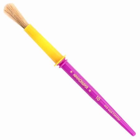 Кисти 2шт щетина круглые №10,12 ЮНЛАНДИЯ 1/5