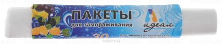 Пакет фасовочный рул для заморозки (25х32)х17 3л 30 шт Идеал 1/80