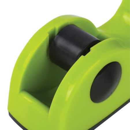 Диспенсер для скотча 11,8х5х5см настольный, утяжеленный, средний, салатовый Brauberg 1/48