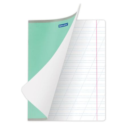 Тетрадь 12л линия косая ЗЕЛЕНАЯ Brauberg Классика 1/20/280