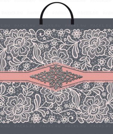 Пакет с пластмассовыми ручками (36х37)-100 Ницца Тико 10/100